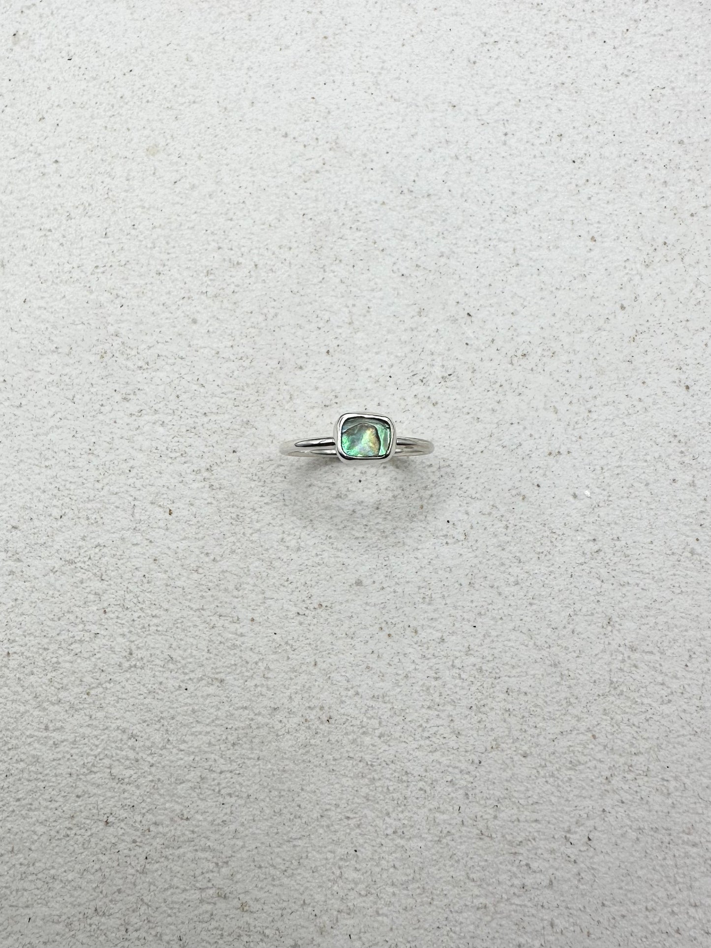 Abalone Ring Silver