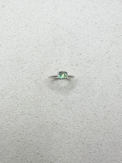 Abalone Ring Silver