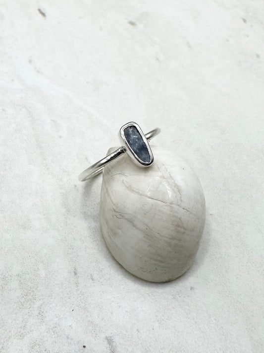Mussel Shell Ring Silver - Q