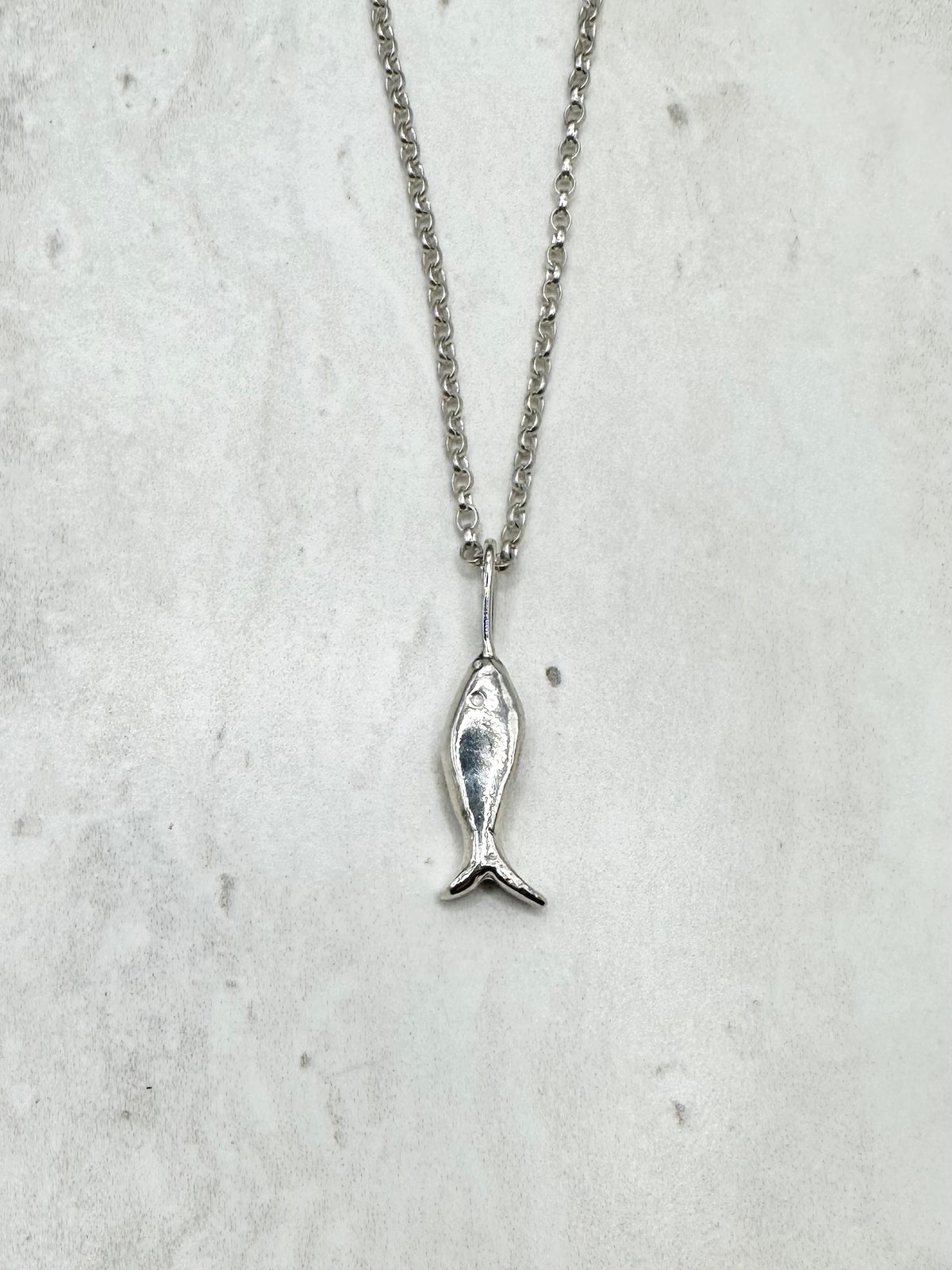 Fish Pendant Silver