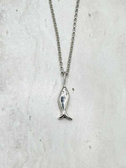 Fish Pendant Silver