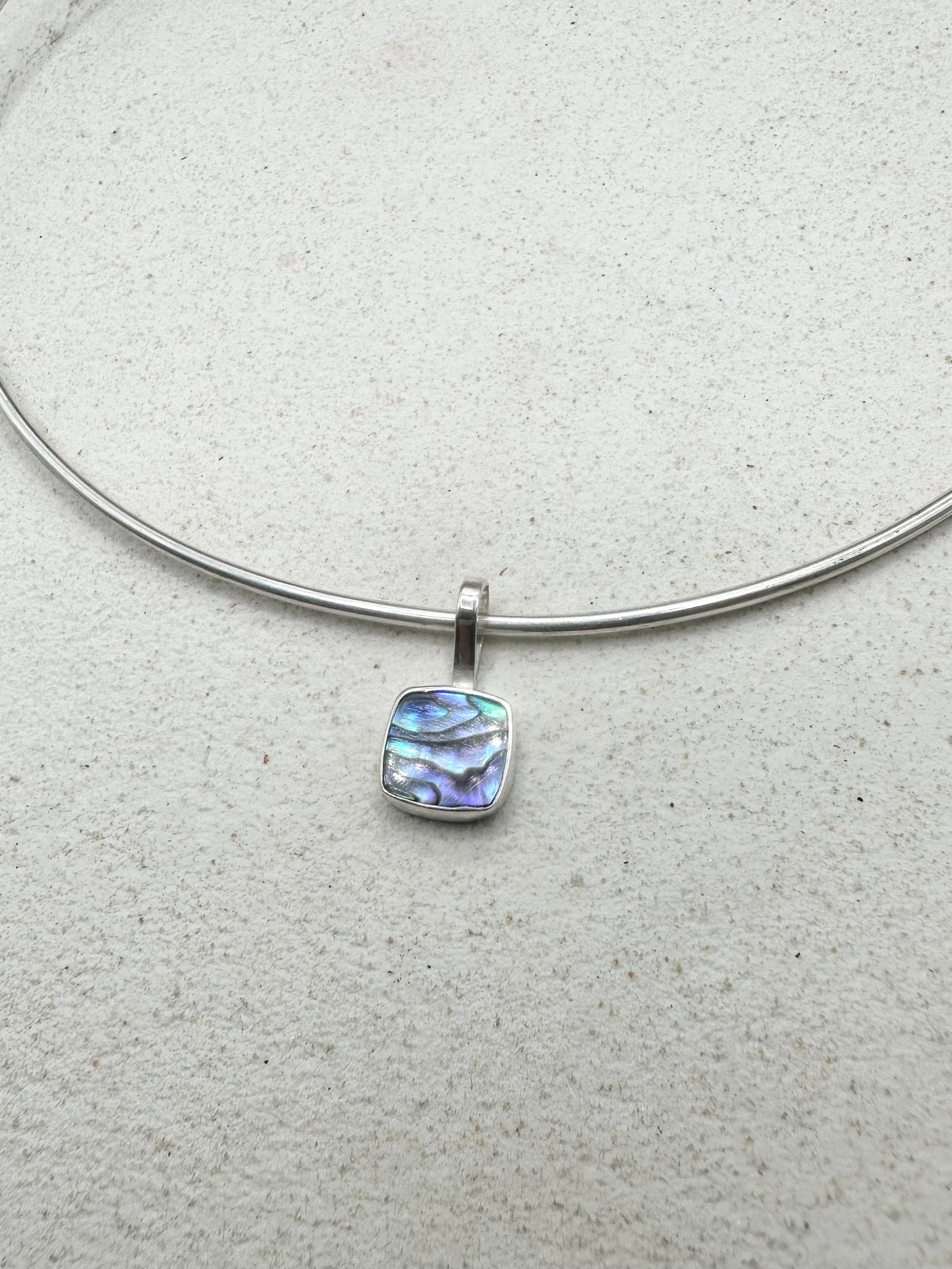 Abalone Pendant Silver