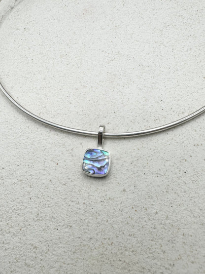 Abalone Pendant Silver
