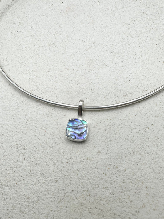 Abalone Pendant Silver