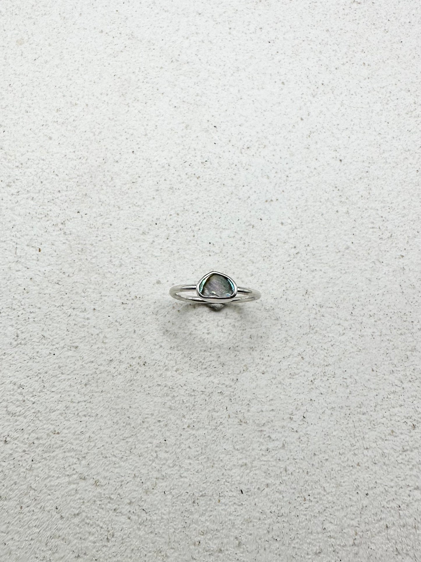 Abalone Ring Silver