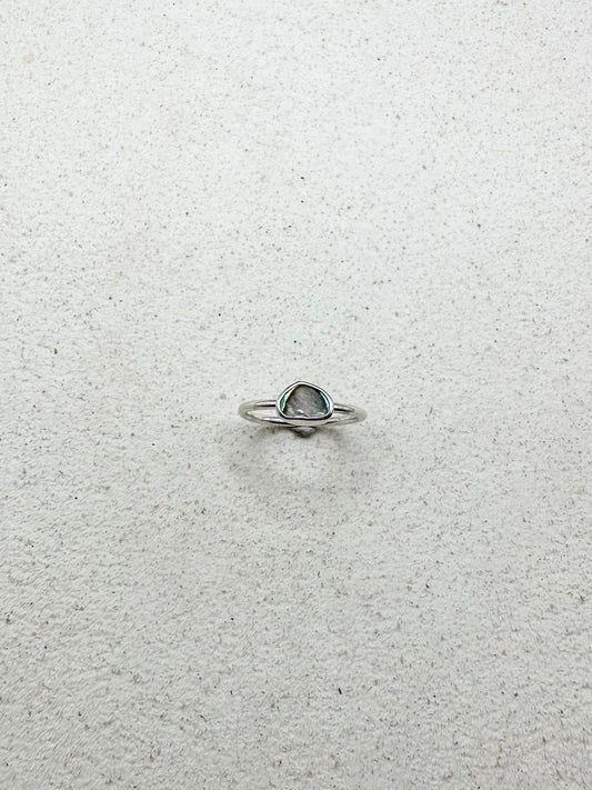 Abalone Ring Silver