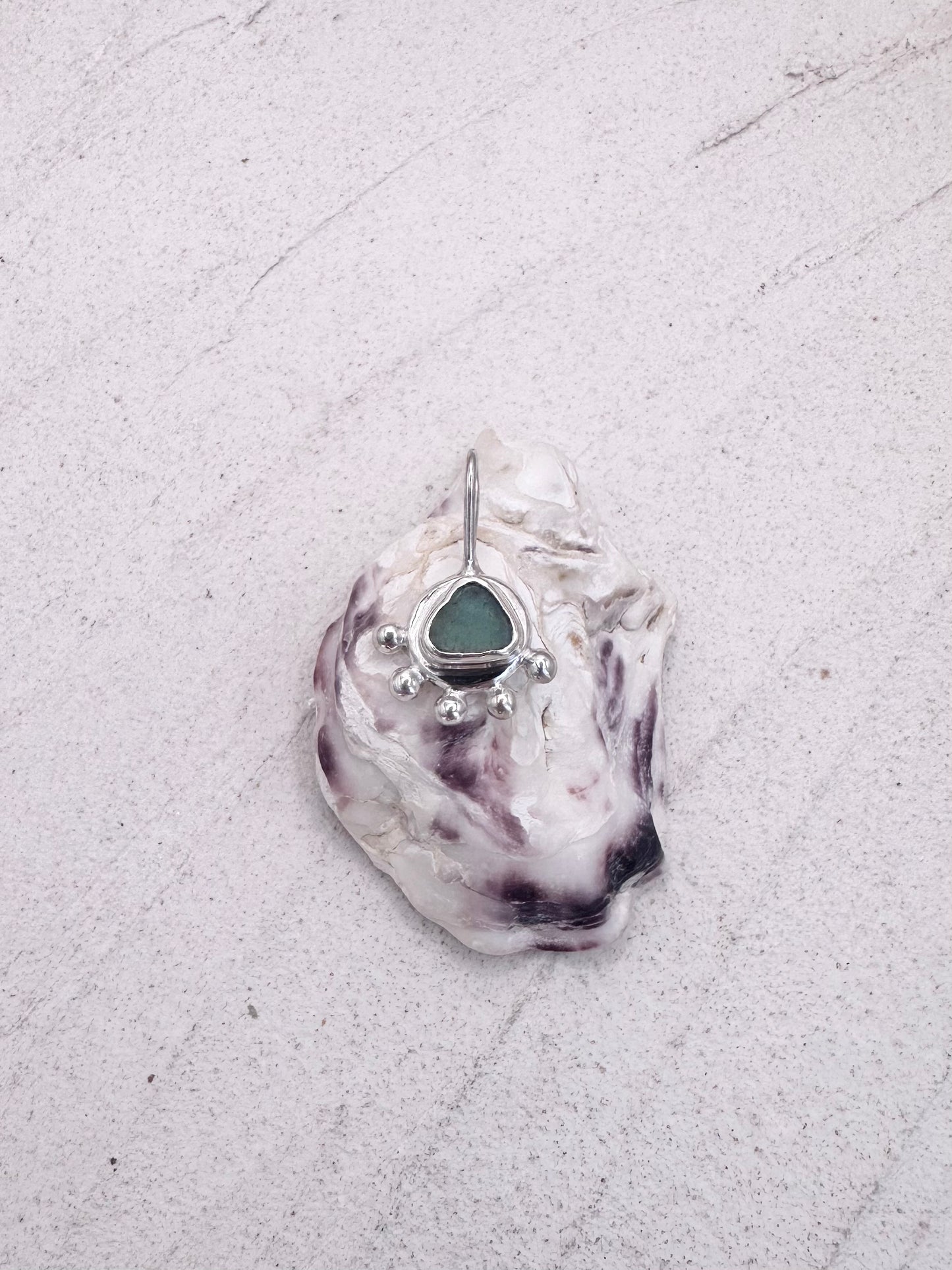 Teal Sunseeker Pendant Silver