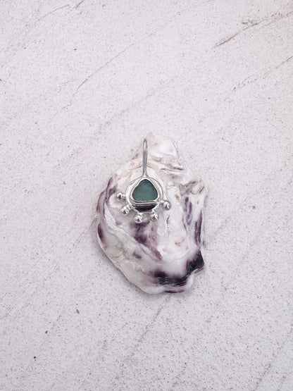 Teal Sunseeker Pendant Silver