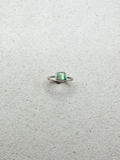 Abalone Ring Silver
