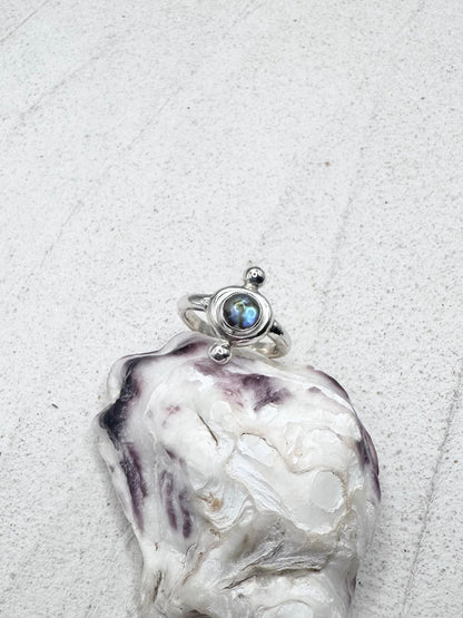 Abalone Ring Silver