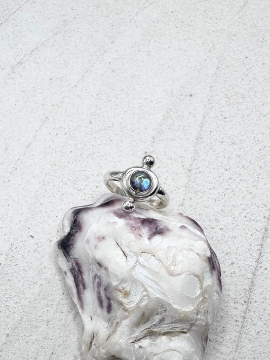 Abalone Ring Silver