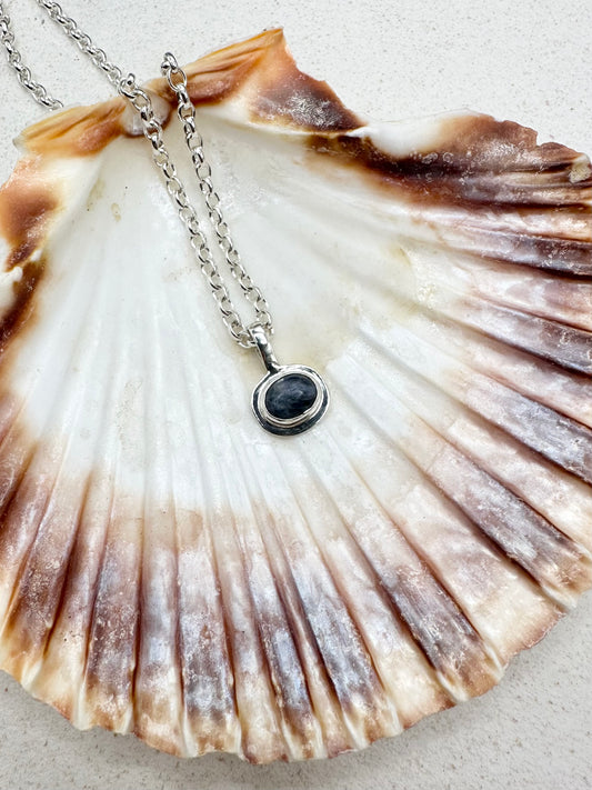 Sodalite Pendant Silver