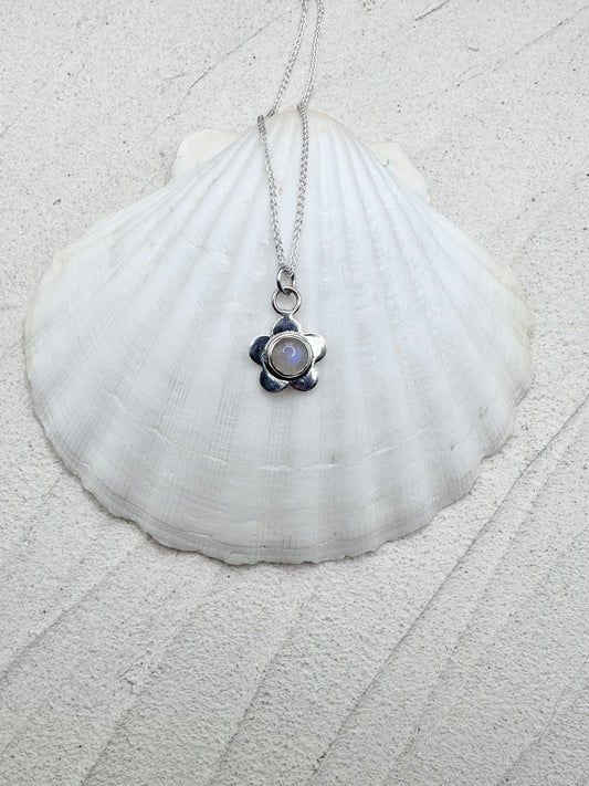 Flower Moonstone Pendant