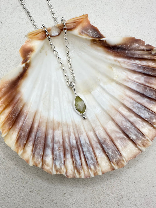 Highland Marble Pendant Silver