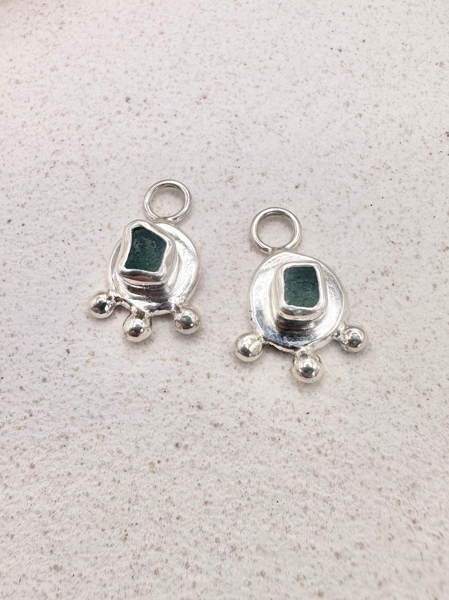 Sunseeker Seaglass Charms Silver
