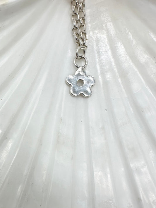 Sterling Silver Flower Pendant
