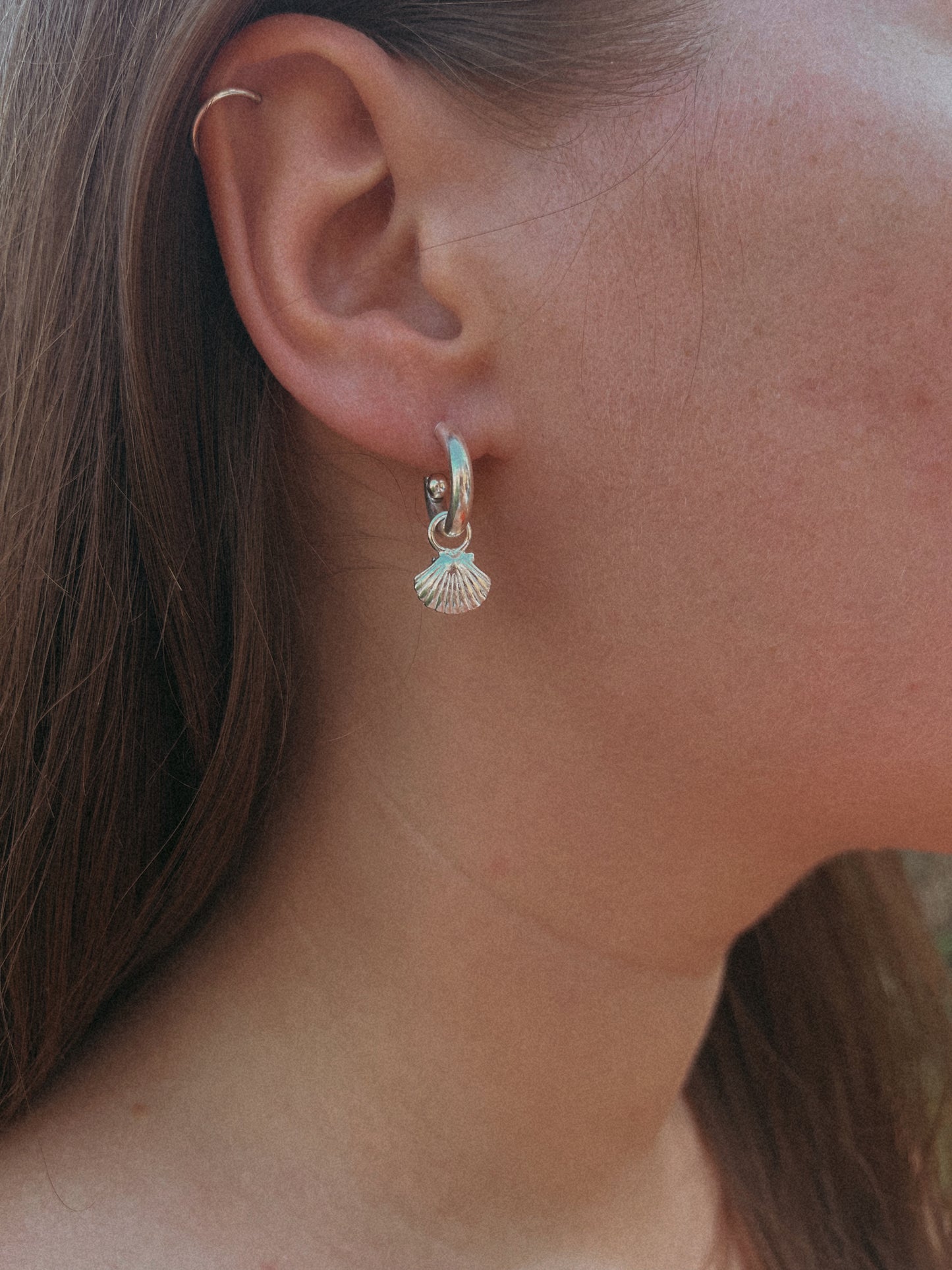 Seashell Charms on Silver