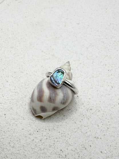 Abalone Ring Silver