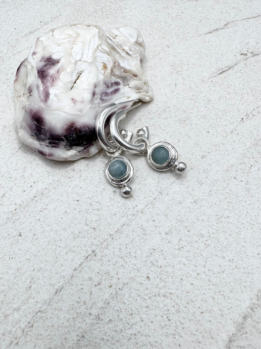 Amazonite Sunseeker Charms Silver