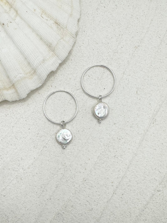 Ocean Pearl Charms Silver