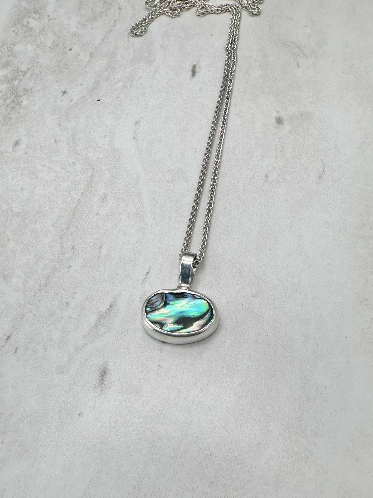 Abalone Pendant Silver