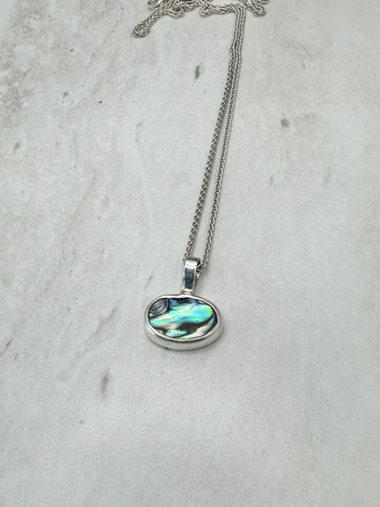Abalone Pendant Silver