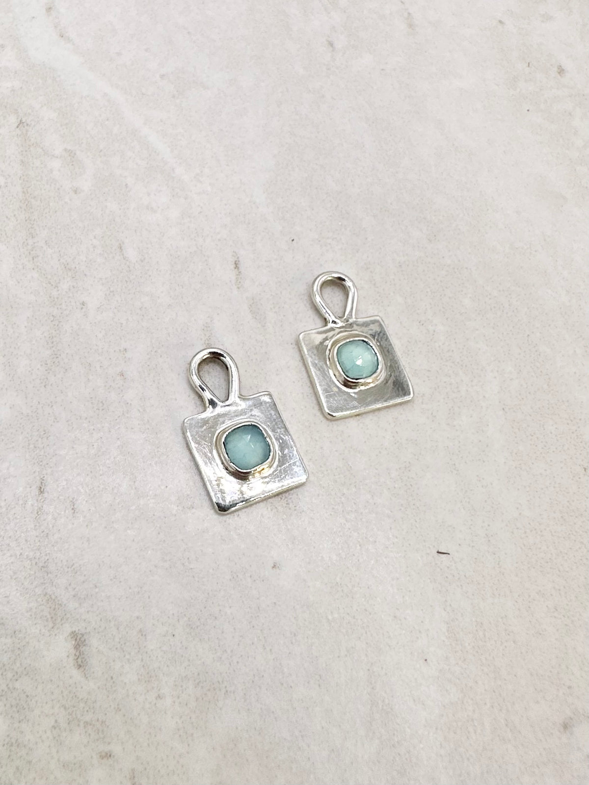 Chalcedony Charms Silver