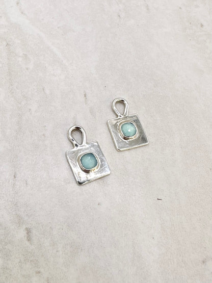 Chalcedony Charms Silver