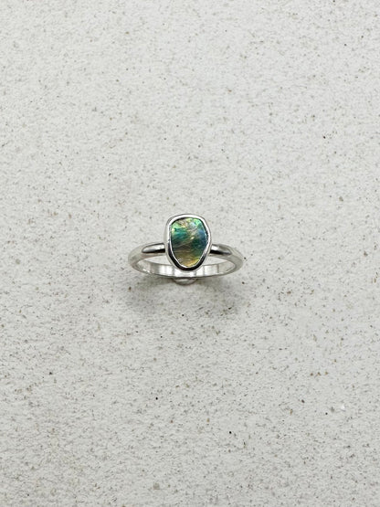 Abalone Ring Silver