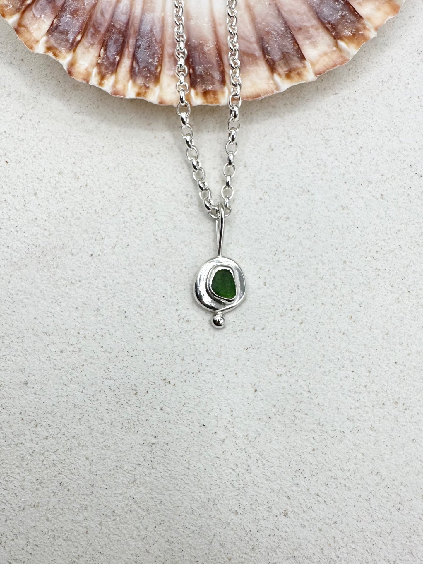Green Sunseeker Pendant Silver