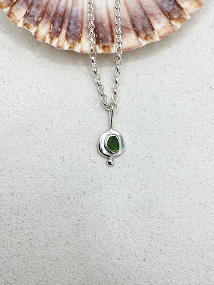 Green Sunseeker Pendant Silver