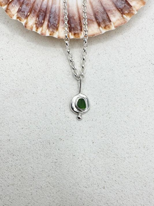 Green Sunseeker Pendant Silver