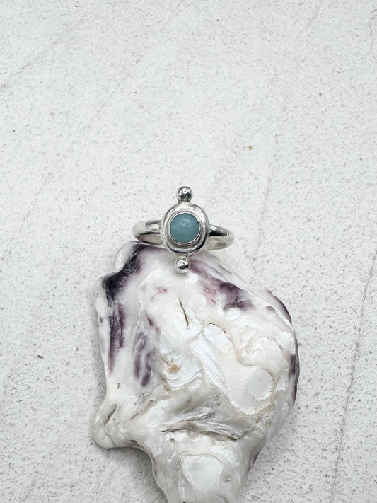 Amazonite Ring Silver
