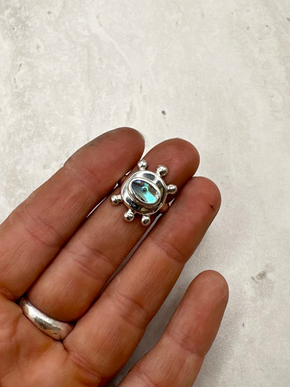 Abalone Sunseeker Ring Silver