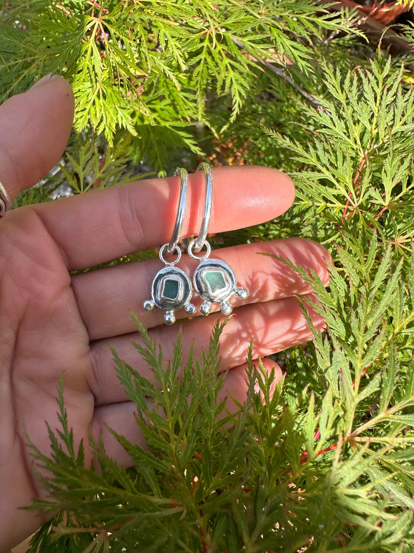 Sunseeker Seaglass Charms Silver