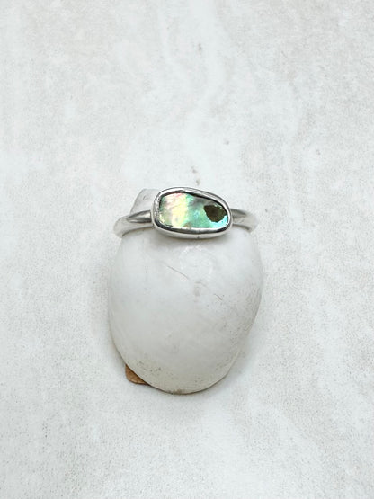Abalone Ring Silver