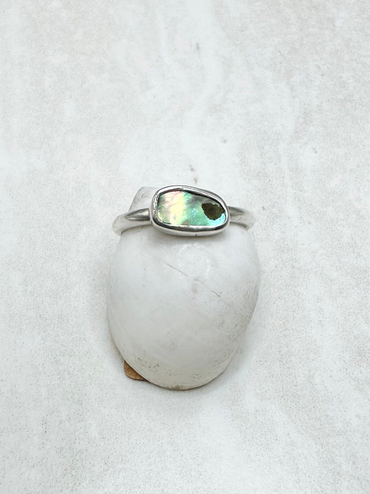 Abalone Ring Silver