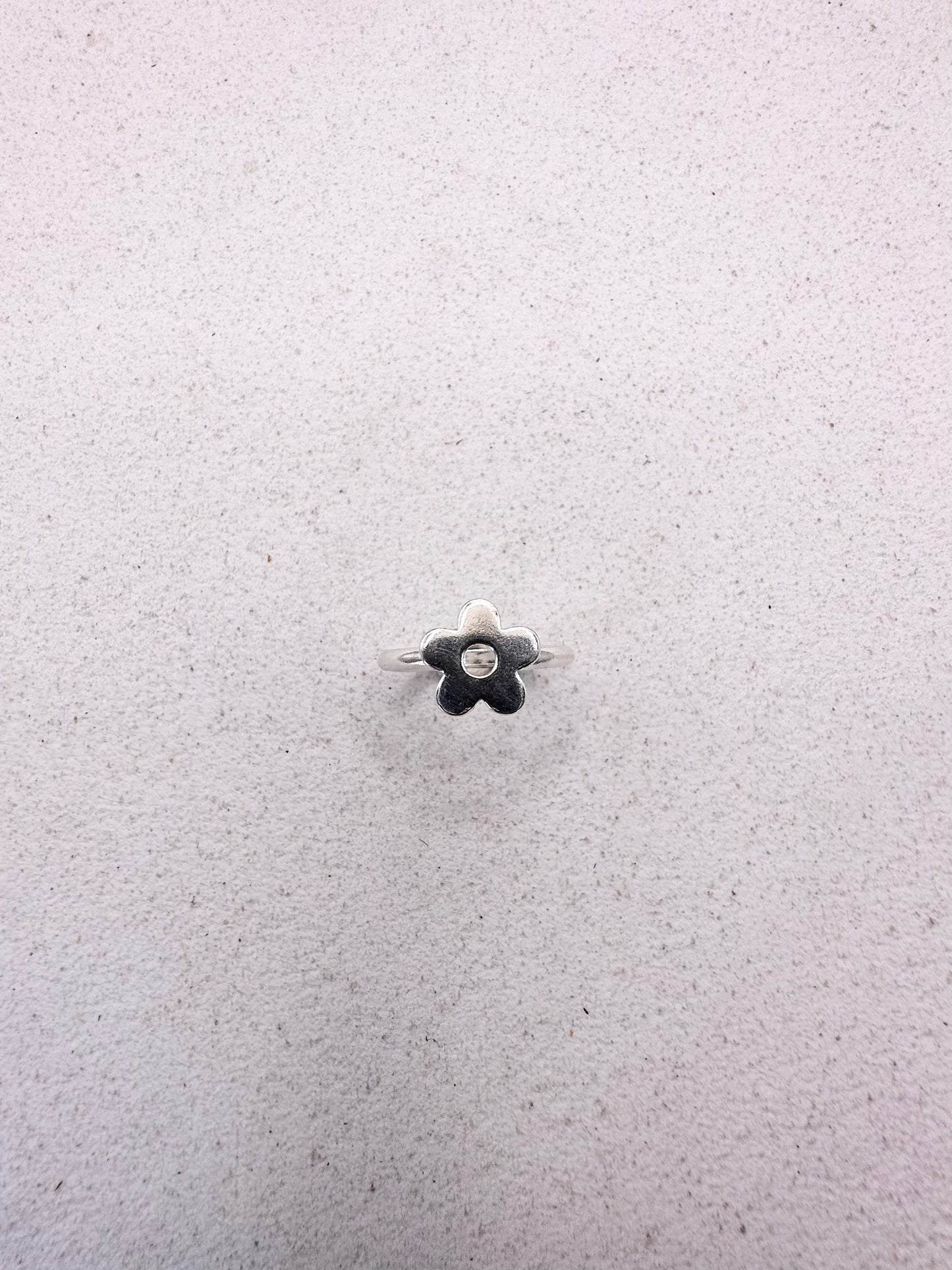 New Flower Ring Silver