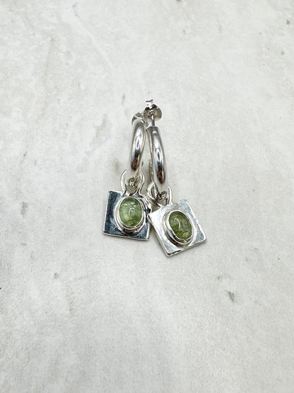 Tourmaline Charms Silver