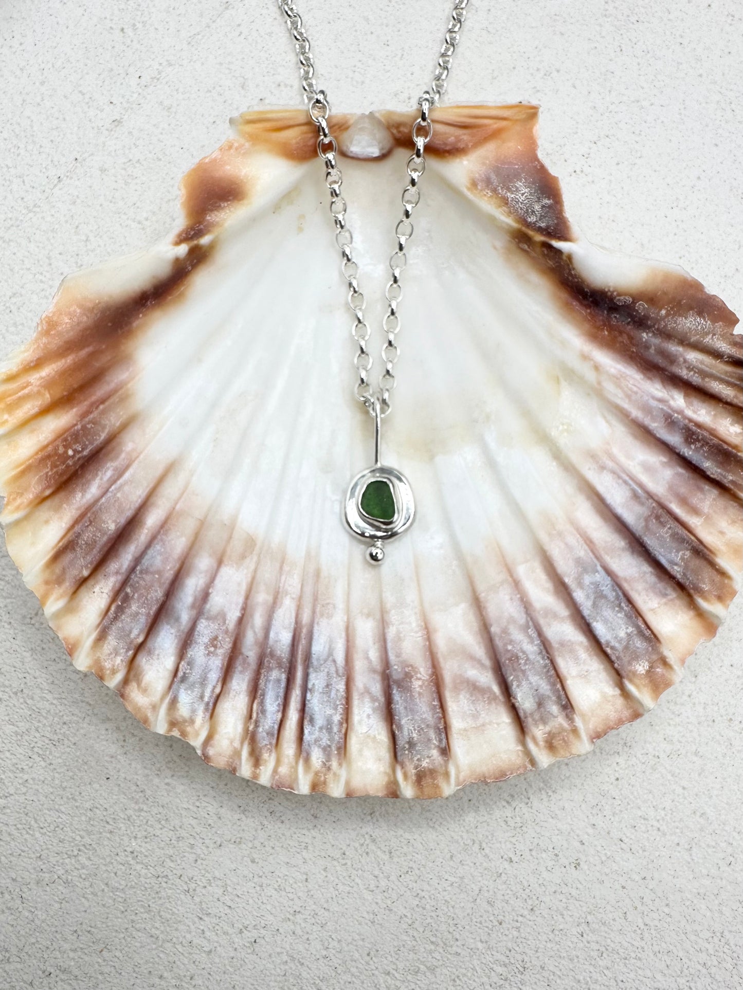Green Sunseeker Pendant Silver