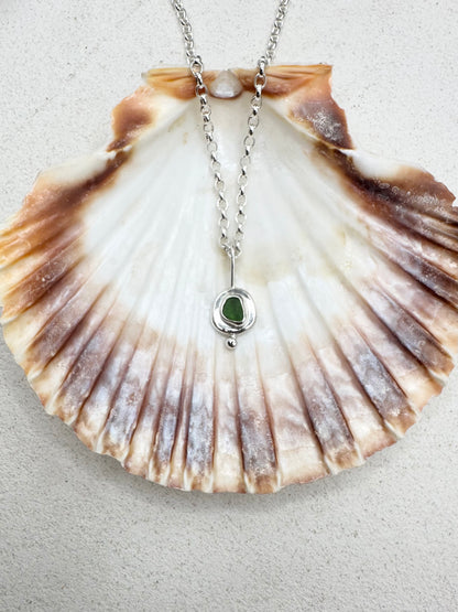 Green Sunseeker Pendant Silver