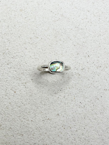 Abalone Ring Silver