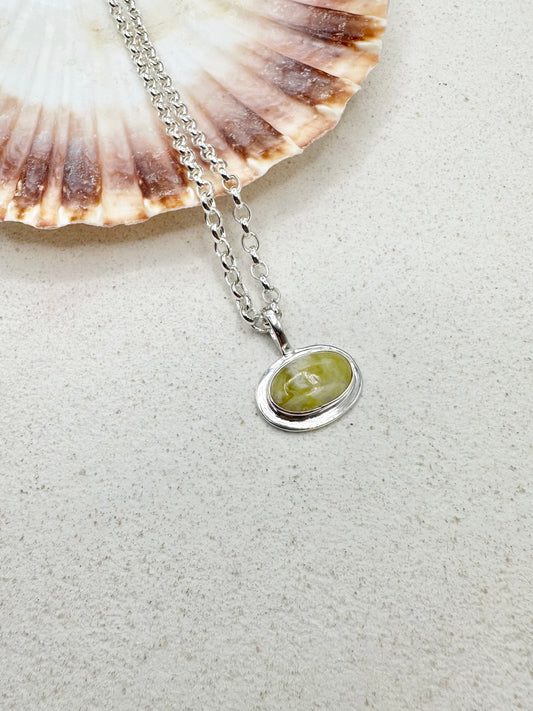 Highland Marble Pendant Silver