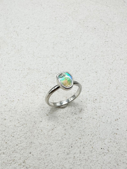Abalone Ring Silver