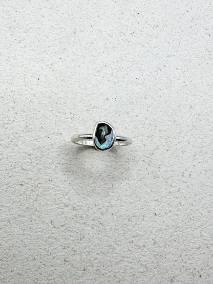 Abalone Ring Silver