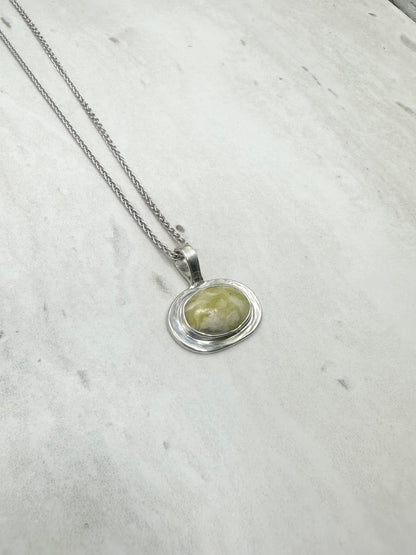 Highland Marble Pendant Silver
