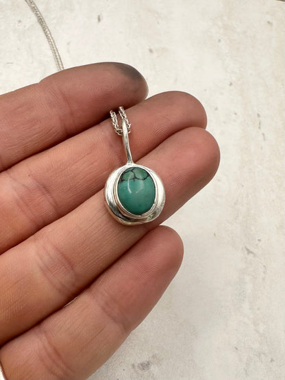 Turquoise Sunseeker Pendant Silver