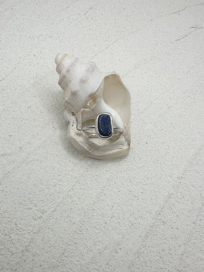Silver Lapis Lazuli Ring