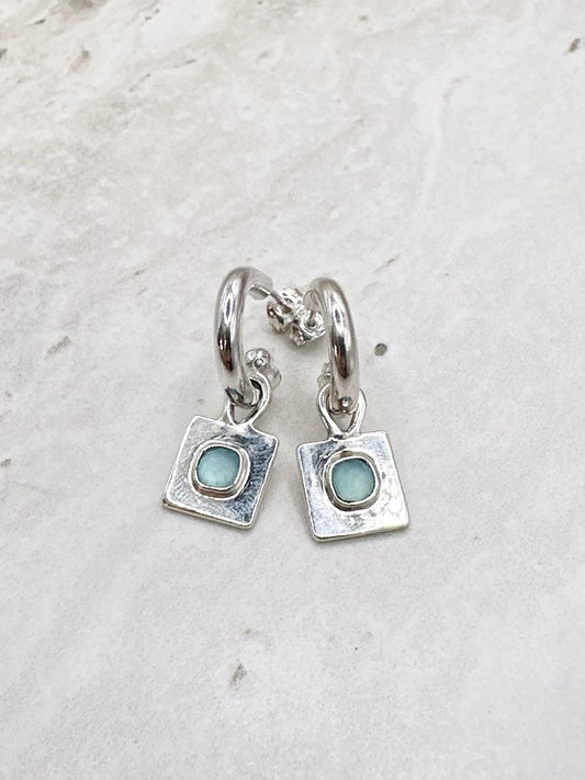 Chalcedony Charms Silver