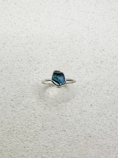 Abalone Ring Silver